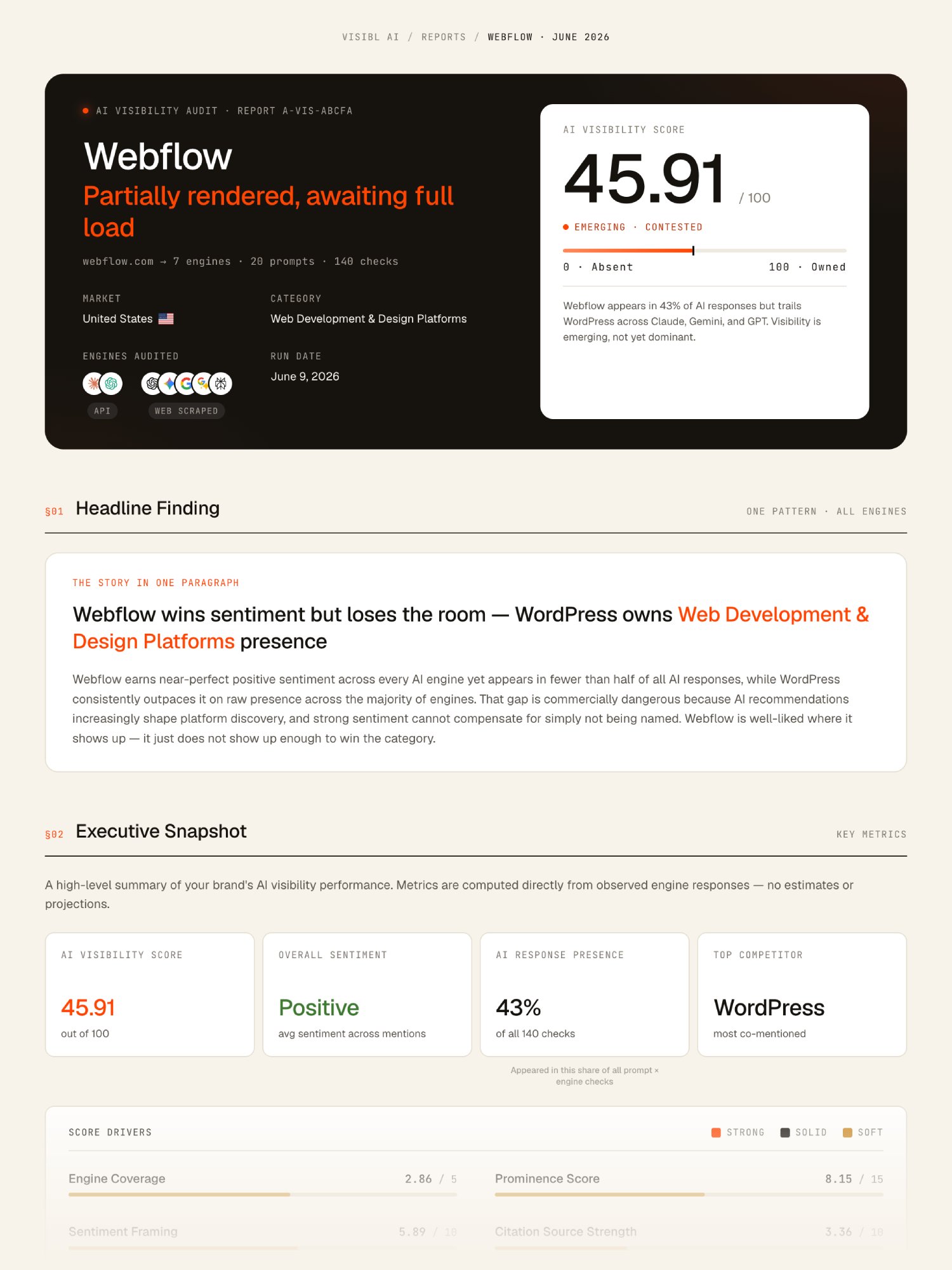 Visibl audit report